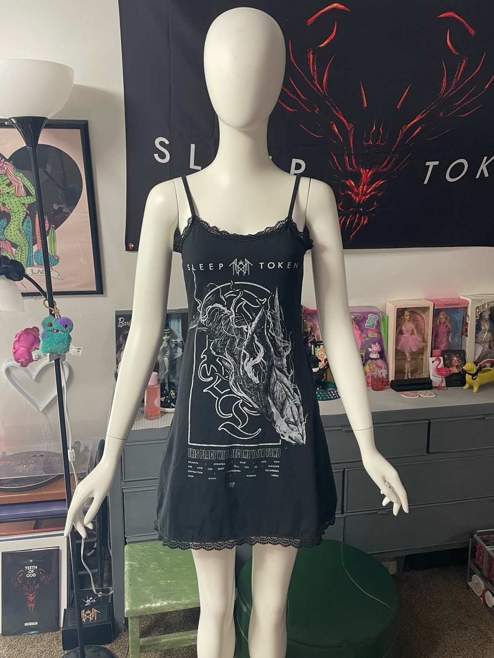 Sleep Token This Place Will Become Your Tomb Tracklist Cami Dress Size Small - Picture 2 of 13